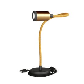 Table Flex GU1d0 flexible table lamp with mini LED spotlight