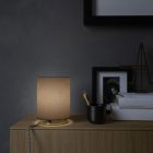 Posaluce metal, brown Camelot Cilindro lampshade