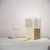  Posaluce Cubetto Color, painted wooden table lamp, with textile cable, switch and UK plug