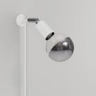 MAG-Y wall lamp with joint and hemispherical bulb