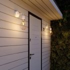 Fermaluce Modulair ELEGANT lampshade with L-shaped extension, ceiling rose and lamp holder IP65 waterproof