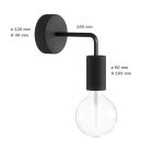 Fermaluce Modulair ELEGANT L-shaped extension, ceiling rose and IP65 waterproof lamp holder