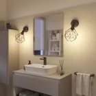 Fermaluce Modulair with diamond lampshade, adjustable connector and lamp holder, IP65 waterproof
