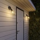 Fermaluce Modulair with teardrop-shaped lampshade, adjustable connector and IP65 waterproof lamp holder