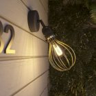 Fermaluce Modulair with teardrop-shaped lampshade, adjustable connector and IP65 waterproof lamp holder