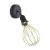 Fermaluce Modulair with teardrop-shaped lampshade, adjustable connector and IP65 waterproof lamp holder