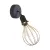 Fermaluce Modulair with teardrop-shaped lampshade, adjustable connector and IP65 waterproof lamp holder