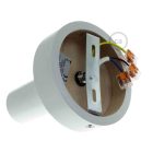 Fermaluce Wood M, painted wood flat lamp for wall or ceiling