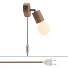 Spostaluce lamp adjustable wooden connector