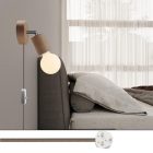 Spostaluce lamp adjustable wooden connector