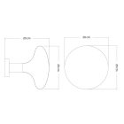 Fermaluce metal lamp with Idra bulb