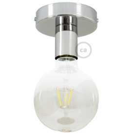 Fermaluce Metal recessed lamp for wall or ceiling mounting