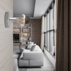 Fermaluce metal lamp with spherical bulb