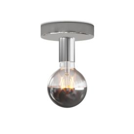 Fermaluce metal lamp with spherical bulb