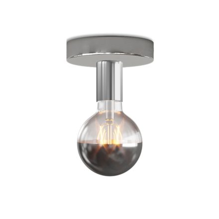Fermaluce metal lamp with spherical bulb