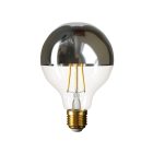 Fermaluce metal lamp with spherical bulb