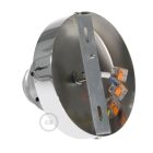 Fermaluce Metal E27 screw-in lamp holder, metal light source for wall or ceiling mounting