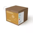 Spostaluce, metal light source with E27 screw-in lamp holder, fabric cable and side holes