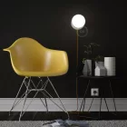Spostaluce, metal light source with E27 screw-in lamp holder, fabric cable and side holes