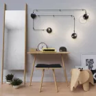 Spostaluce, metal light source with fabric cable and side holes