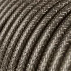 Spostaluce, metal light source with fabric cable and side holes