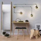 Spostaluce, metal light source with fabric cable and side holes