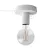 Spostaluce, metal light source with fabric cable and side holes