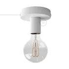 Spostaluce, metal light source with fabric cable and side holes
