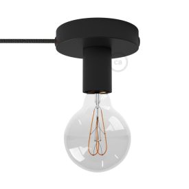   Spostaluce, metal light source with fabric cable and side holes