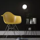 Spostaluce, metal light source with E27 screw-in lamp holder, fabric cable and side holes