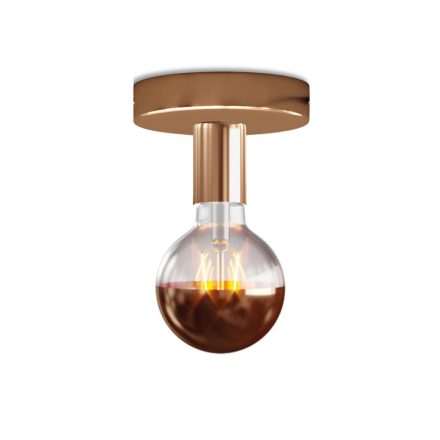 Fermaluce metal lamp with spherical bulb