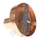 Fermaluce Metal recessed lamp for wall or ceiling mounting