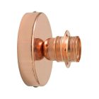 Fermaluce mini Ellepì "Maioliche" with flat lampshade