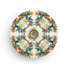 Fermaluce mini Ellepì "Maioliche" with flat lampshade