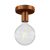  Fermaluce Metal, recessed lamp for wall or ceiling mounting