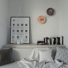  Fermaluce Colorful, wooden, double-curved UFO lampshade with Pemberley Pond illustrations