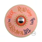  Fermaluce Colorful, wooden, double-curved UFO lampshade with Pemberley Pond illustrations