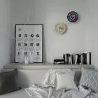  Fermaluce Colorful, wooden, double-curved UFO lampshade with Pemberley Pond illustrations