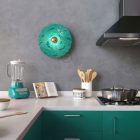 Fermaluce Romantic double-sided wooden UFO lampshade with illustrations by various artists