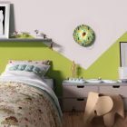 Fermaluce Ethnic double-sided wooden UFO lampshade with illustrations by various artists