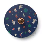  Fermaluce Funny Pop double-sided wooden UFO lampshade with illustrations by various artists