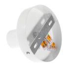 Fermaluce Metal recessed lamp for wall or ceiling mounting