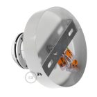 Fermaluce Metal E27 screw-in lamp holder, metal light source for wall or ceiling mounting