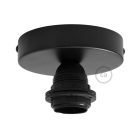 Fermaluce Metal E27 screw-in lamp holder, metal light source for wall or ceiling mounting