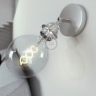 Fermaluce Metal 90°, adjustable wall or ceiling light source E27 screw lamp socket