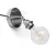 Spostaluce Metal 90°, adjustable light source with E27 screw lamp holder, fabric cable and side holes