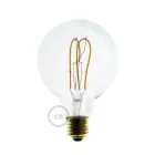 Spostaluce Metal 90°, adjustable light source with E27 screw lamp holder, fabric cable and side holes