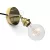 Spostaluce Metal 90°, adjustable light source with E27 screw lamp holder, fabric cable and side holes