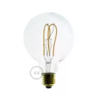 Spostaluce Metal 90°, adjustable light source with fabric cable and side holes