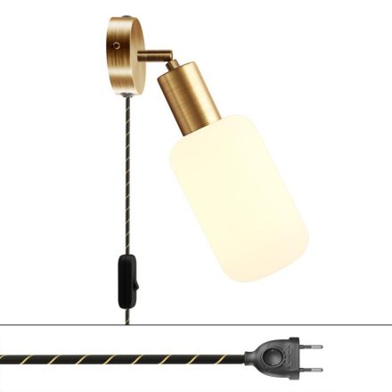 Spostaluce lamp with adjustable metal joint